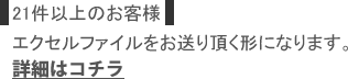 21���ȏ�́A�G�N�Z���t�@�C���������蒸���`�ɂȂ�܂��B