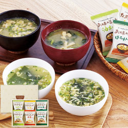 フリーズドライ お味噌汁・スープ詰合せ