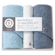 cocohibi クイックドライコットンエコ
フェイスタオル2P・ウォッシュタオル